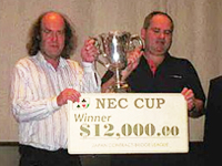 Winner of the NEC Cup: "Down Under"