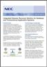 NEC White Paper :Integrated Disaster Recovery Solution for Database and Transactional Application Systems