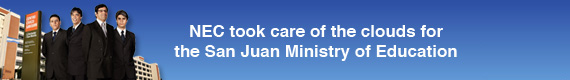 We took care of the clouds for the San Juan Ministry of Education