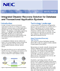 NEC White Paper :Integrated Disaster Recovery Solution for Database and Transactional Application Systems