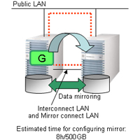 SAN connection, shared disk type