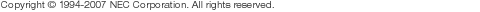 Copyright NEC Corporation. All rights reserved.
