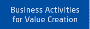 Business Activities for Value Creation