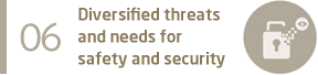 06 Diversified threats and needs for safety and security