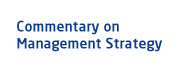 Commentary on Management Strategy