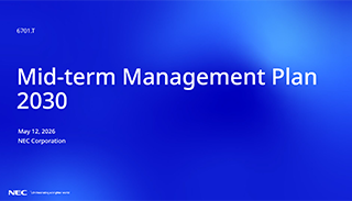 Mid-term Management Plan 2030（May 12, 2026)
