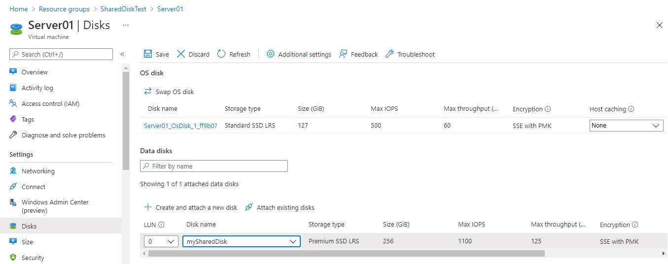 Deploy SAP IQ NLS HA Solution using Azure shared disk on Windows Server -  Microsoft Community Hub