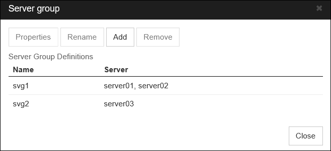 Server group
