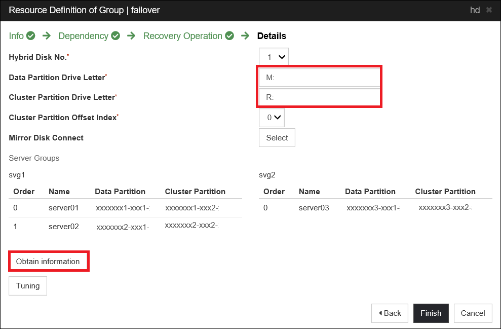 Hybrid disk resource(Windows)