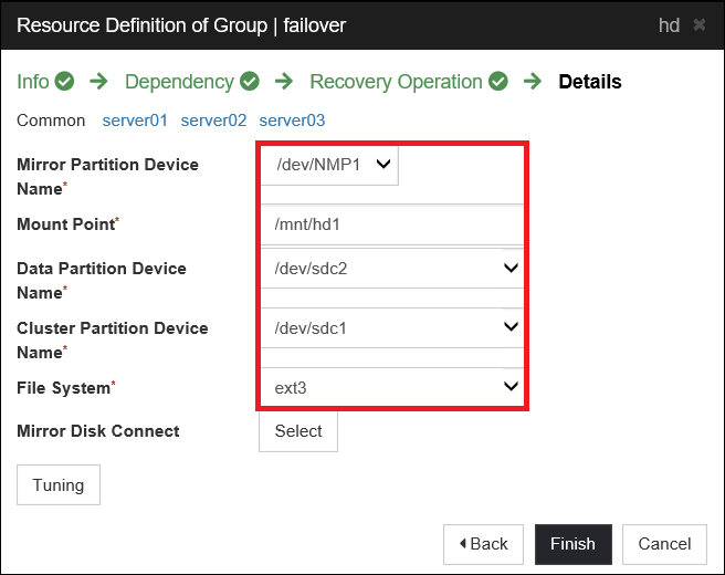 Hybrid disk resource(Linux)
