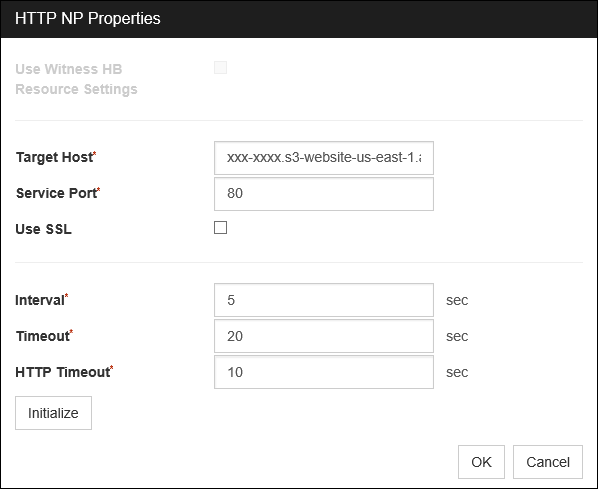 Setting of HTTP NP Resolution 02