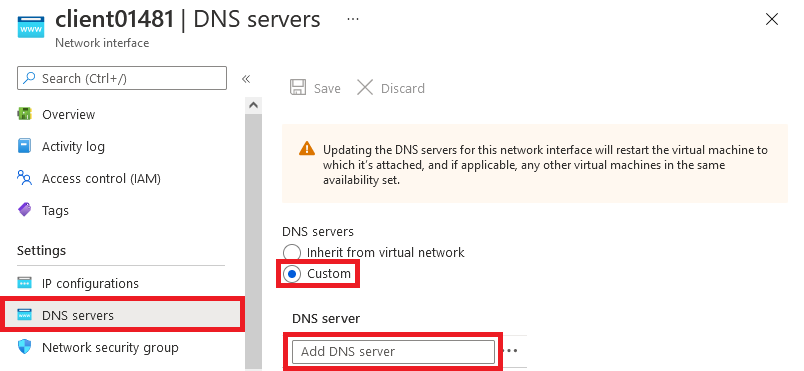DNS servers
