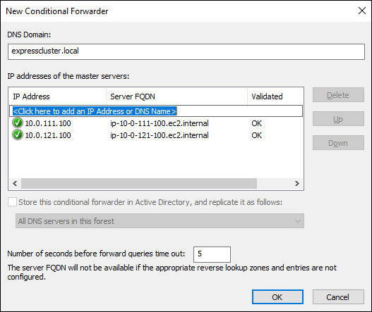 DNS Forwarder Settings 2