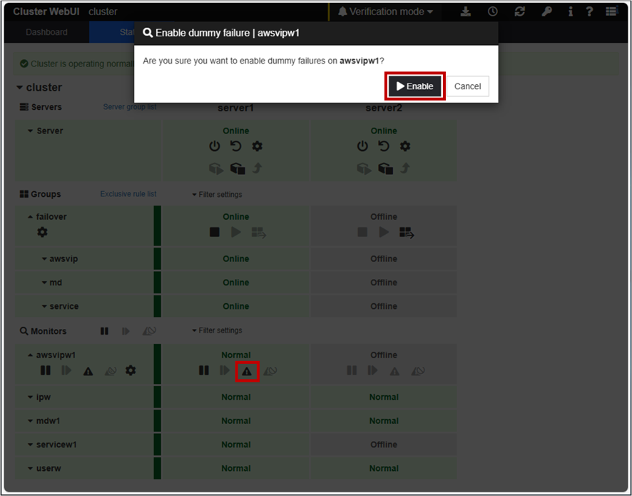 Checking the Operation 2
