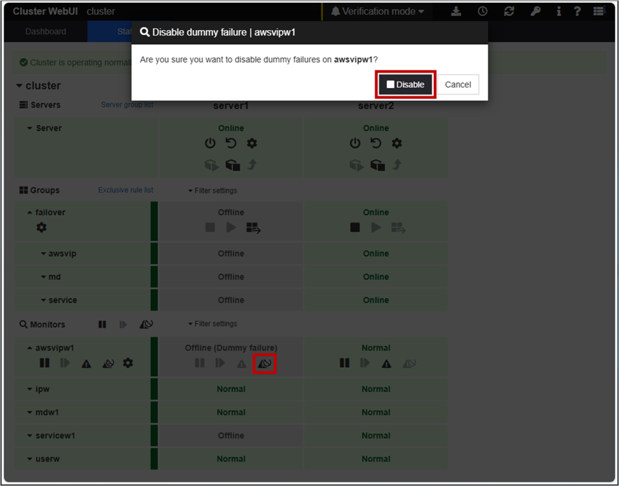 Checking the Operation 4