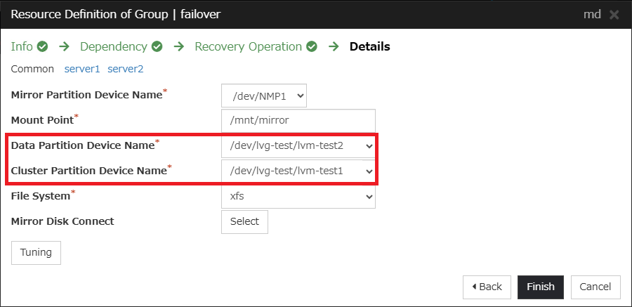 mirror disk resource2