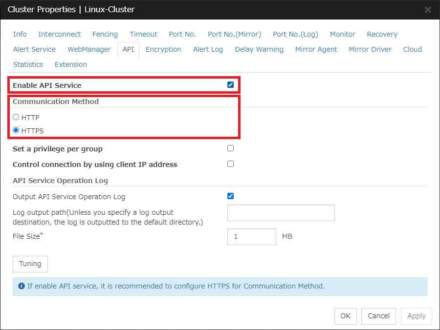 Enable API - Windows