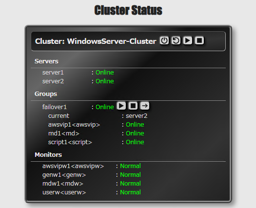 Complete moving group in StatPanel