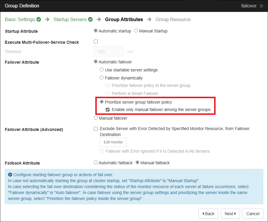 Group Definition - Group Attributes