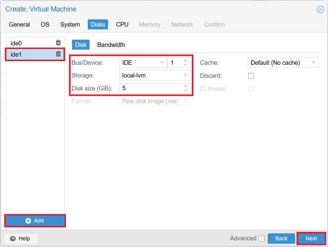 Proxmox Web Interface 8