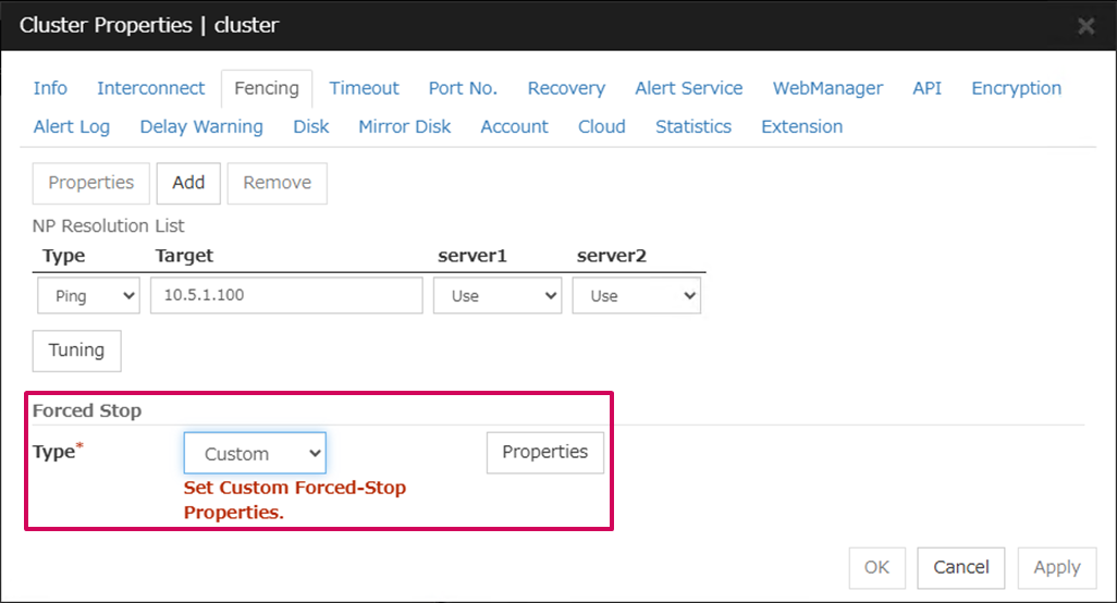 Fencing tab 2