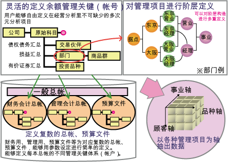 实现高度的管理会计的数据库构造