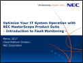 MasterScope Monitoring Solution