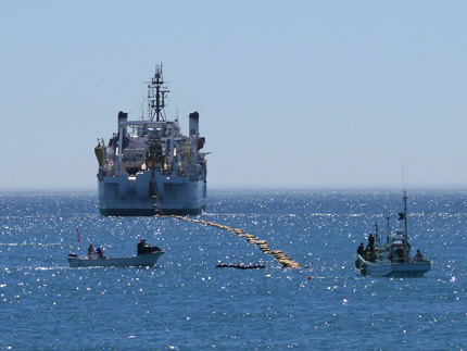 Cable Landing at Minami-boso city, Chiba, Japan