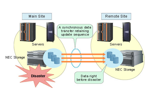 NEC Storage RemoteDataReplication/DisasterRecovery
