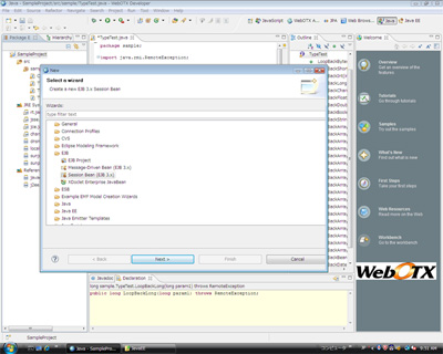 Provides an Eclipse-based development environment