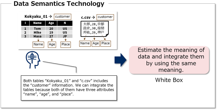 The difference between our technology and Data Integration.