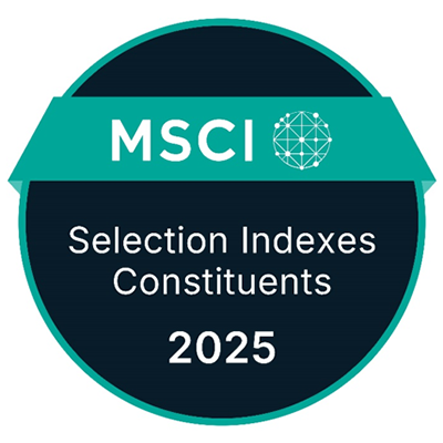 The logo of MSCI ESG Leaders Indexes