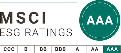 The logo of MSCI ESG Ratings