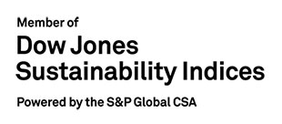 The logo of Dow Jones Sustainability Indices (DJSI)