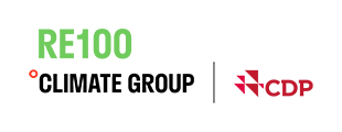 The logo of RE100 CLIMATE GROUP