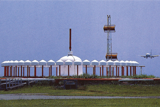 Doppler VHF omnidirectional radio range beacons and distance measuring equipment