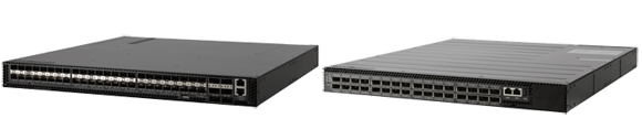 PF5340-48XP-6Q ToR Switch (left) and PF5340-32QP Aggregation Switch (right)