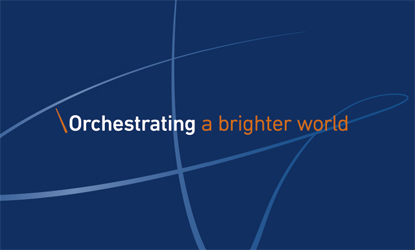 Orchestrating a brighter world.