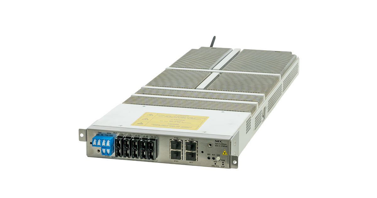 NEC Launches Fanless Optical Transmission Equipment, SpectralWave