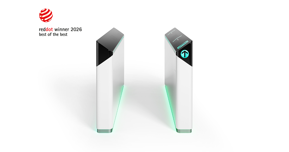 NEC’s Face Recognition Walkthrough Gate for JR East railways wins “Best of the Best” at the “Red Dot Design Award 2026”